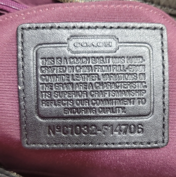 Coach Purse *SOLD* - Picture 2 of 5